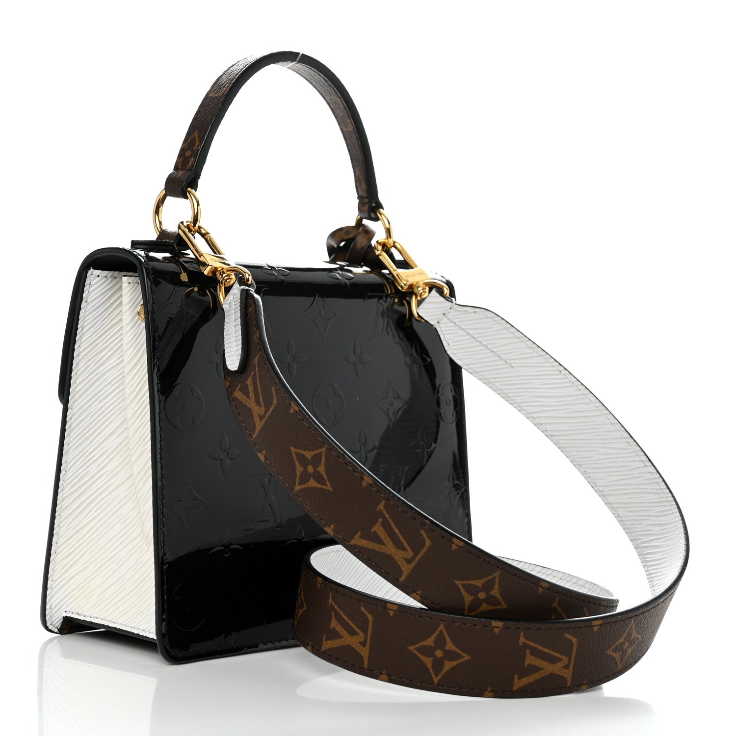 Louis Vuitton Vernis Epi Monogram Spring Street Black 2 of 10