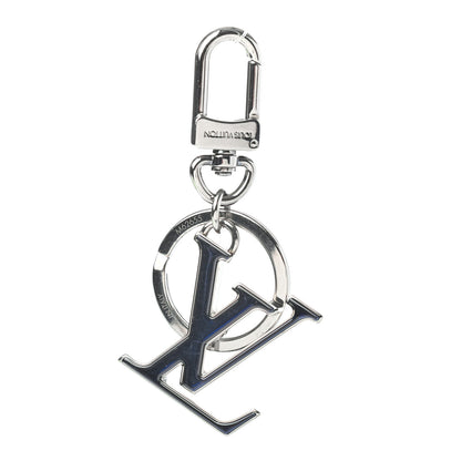 Louis Vuitton LV Initials Inlay Key Chain Holder Blue 1 of 3