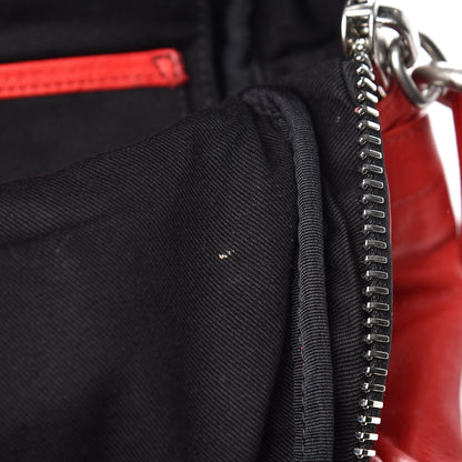 MCM Lambskin Tumbler Backpack Red 10 of 14