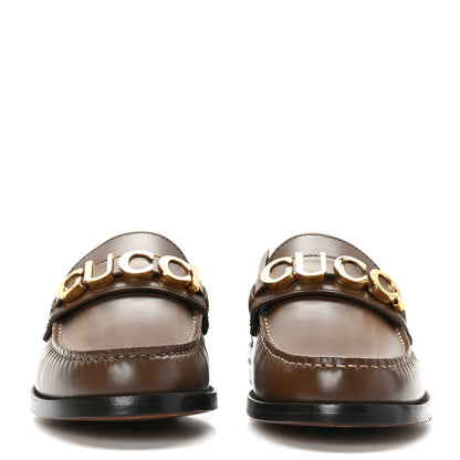Gucci Millennial Ribot Mens Cara Loafers 7.5 Brown Sugar 2 of 9