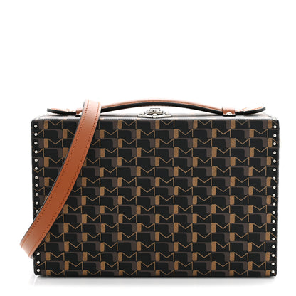 Moynat Toile 1920 Oh! Little Suitcase Carbon Bronze Cognac 1 of 11