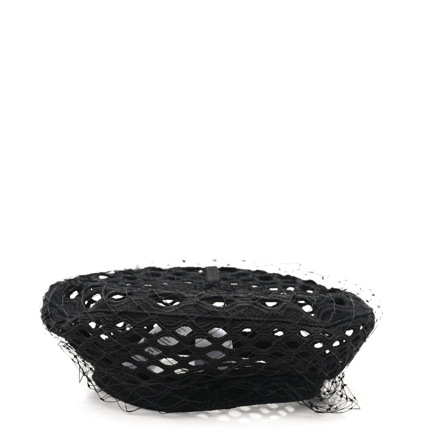 Mesh Arty Veil Beret 58 Black