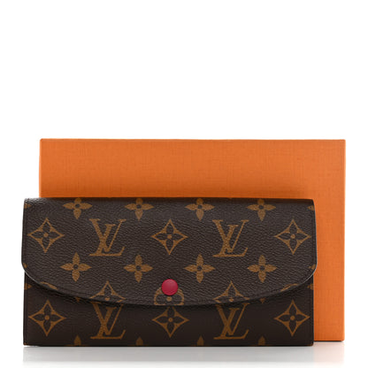 Louis Vuitton Monogram Emilie Wallet Fuchsia 8 of 8