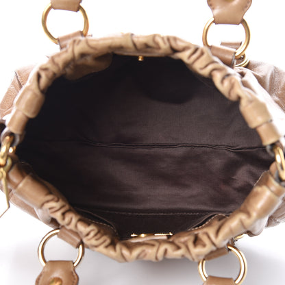 Miu Miu Vitello Lux Mini Gathered Tote 5 of 18