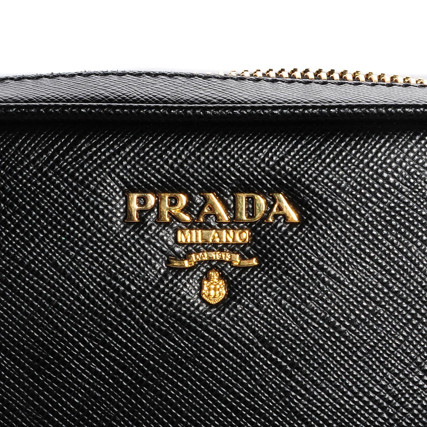 Saffiano Mini Camera Crossbody Bag Nero Black