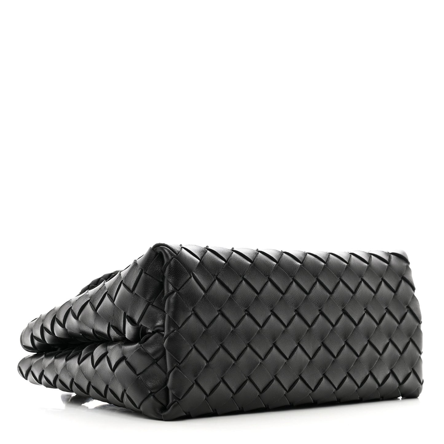 Nappa Intrecciato Small Andiamo Shoulder Bag Black