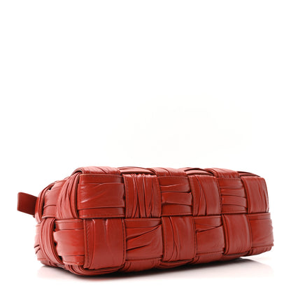 Bottega Veneta Calfskin Intreccio Plisse Camera Bag Syrup 4 of 10