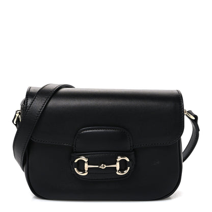 Gucci Arabella Calfskin Horsebit 1955 Small Shoulder Bag  Black 1 of 11