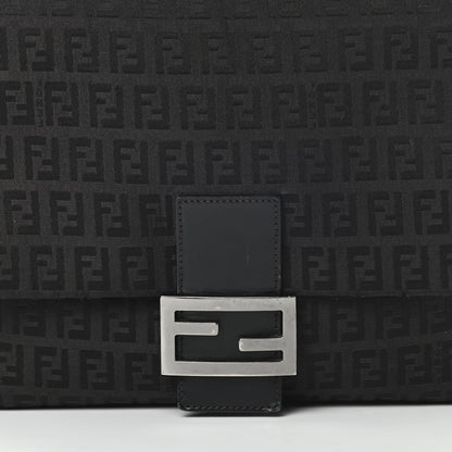 Fendi Zucchino Mama Baguette Black 8 of 14