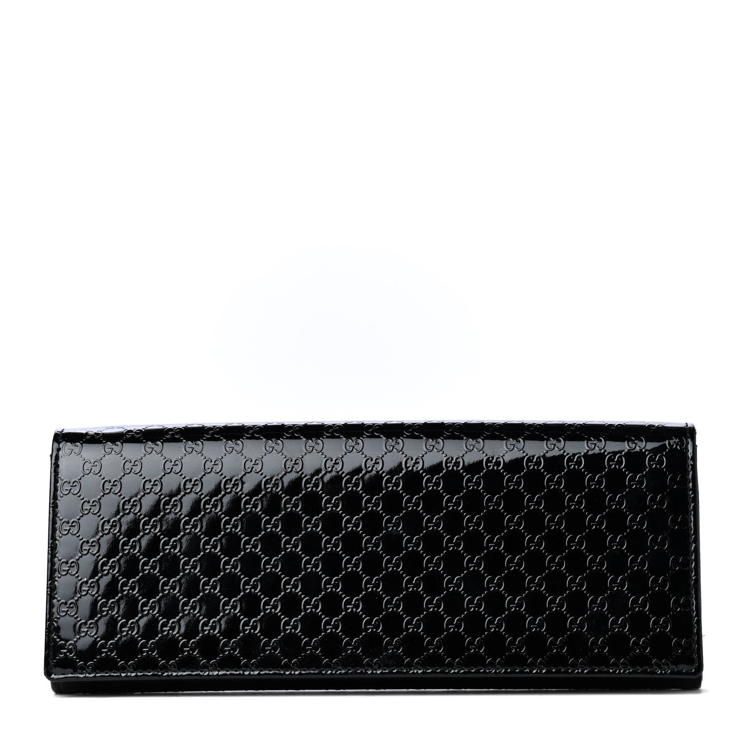 Gucci Patent Microguccissima Small Broadway Clutch Black 1 of 4