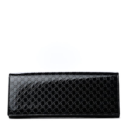 Gucci Patent Microguccissima Small Broadway Clutch Black 1 of 4