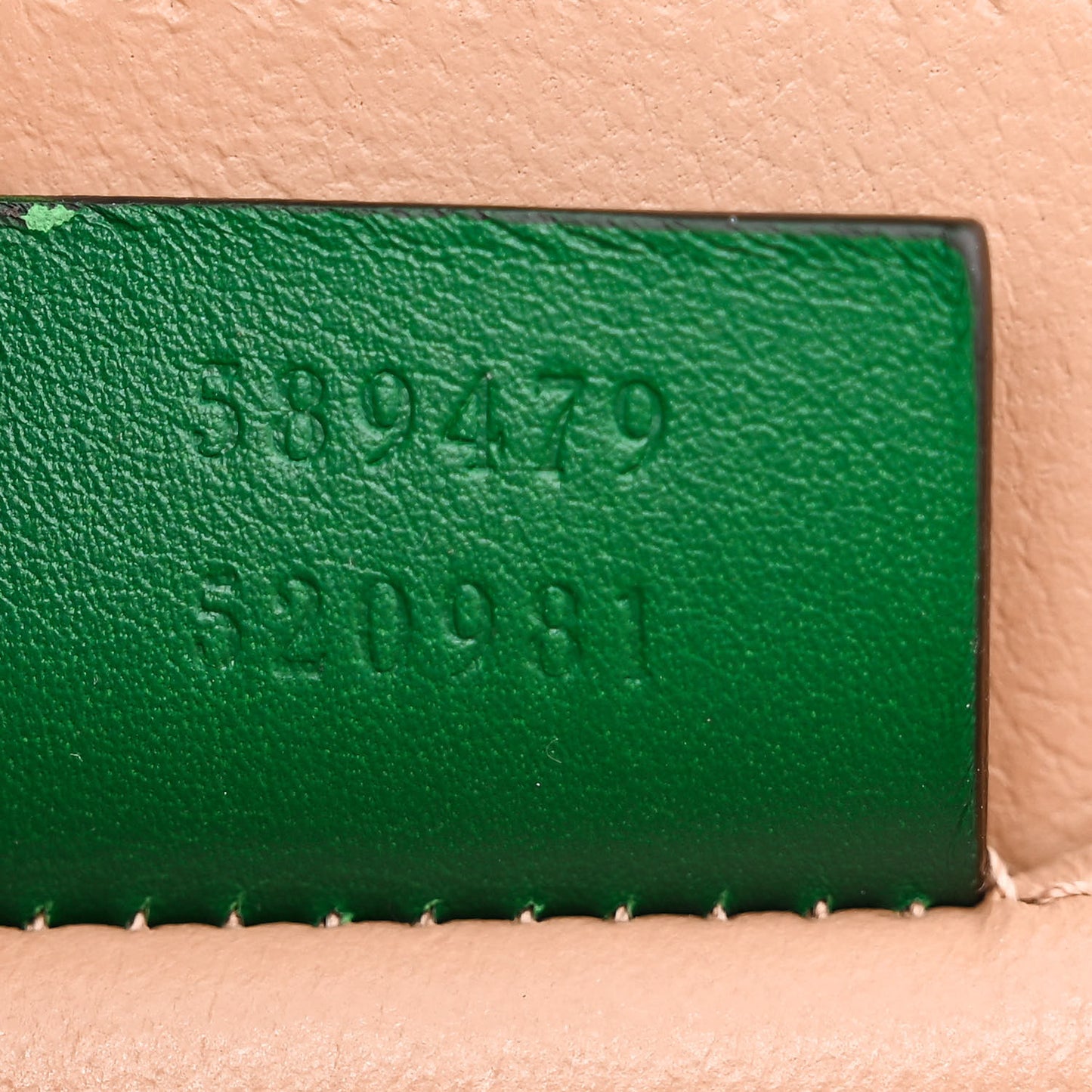 Mousse Top Patent Small Sylvie 1969 Top Handle Bag Emerald