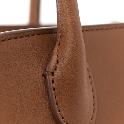 The Row Polished Saddle Calfskin Soft Margaux 10 Bag Cuir 12 of 12