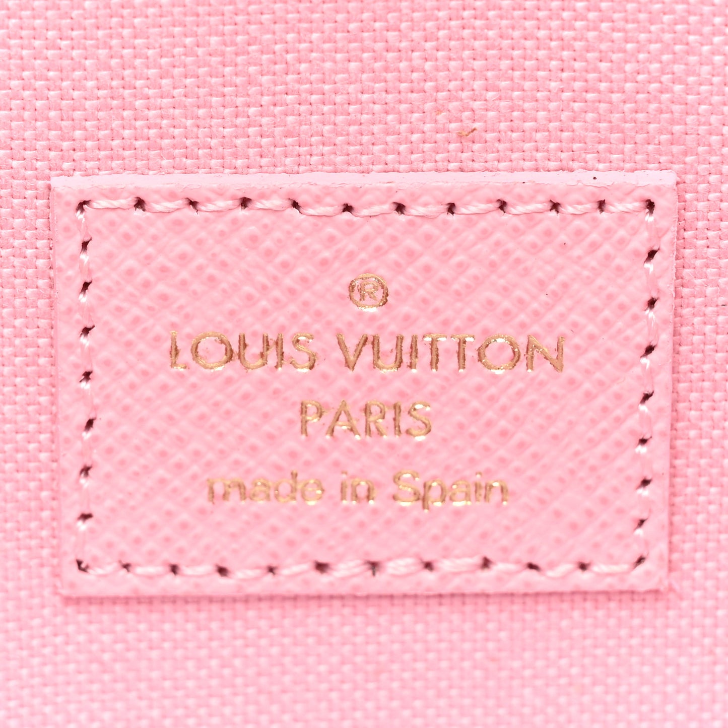 Damier Ebene Studded Pochette Felicie Chain Wallet