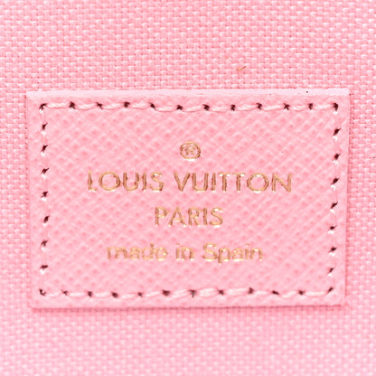 Louis Vuitton Damier Ebene Studded Pochette Felicie Chain Wallet 8 of 11