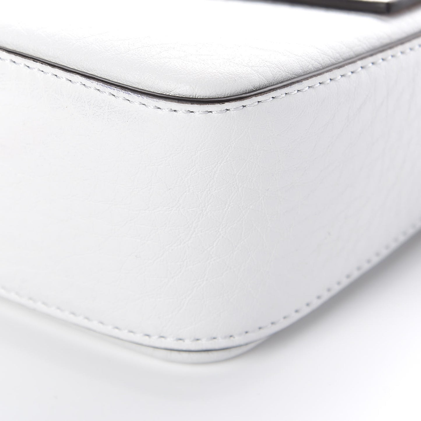 Cuoio Romano Mini Baguette White