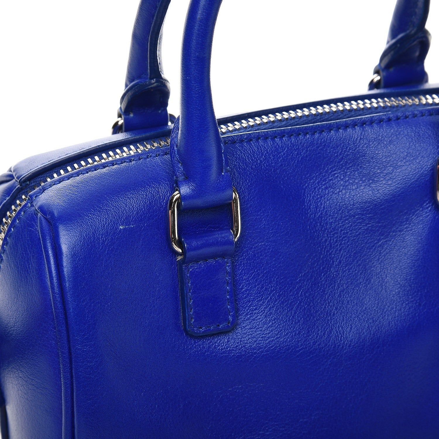 Saint Laurent Calfskin Toy Classic Duffle Blue 7 of 11