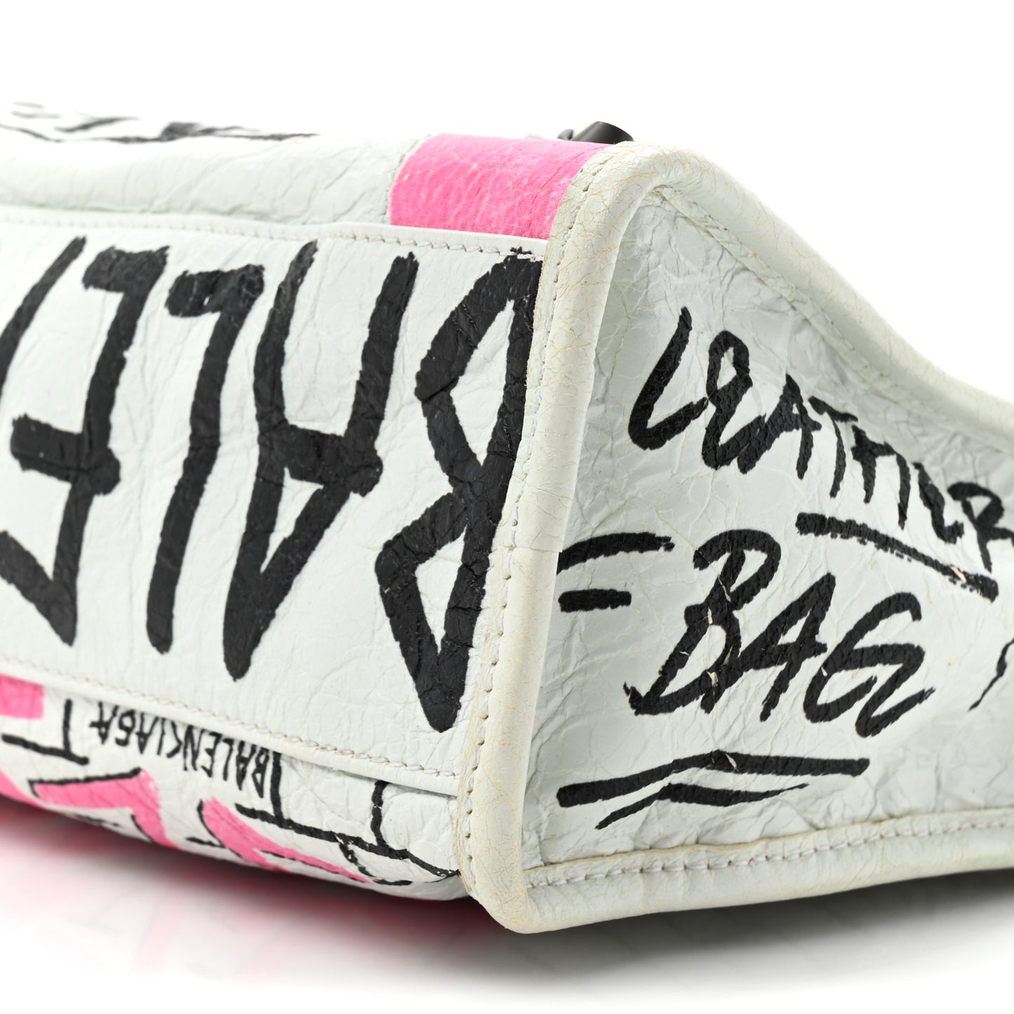 Agneau Graffiti All Over Classic Hardware S City White Multicolor