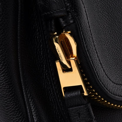Tom Ford Grained Calfskin Medium Jennifer Crossbody Bag Black 8 of 10
