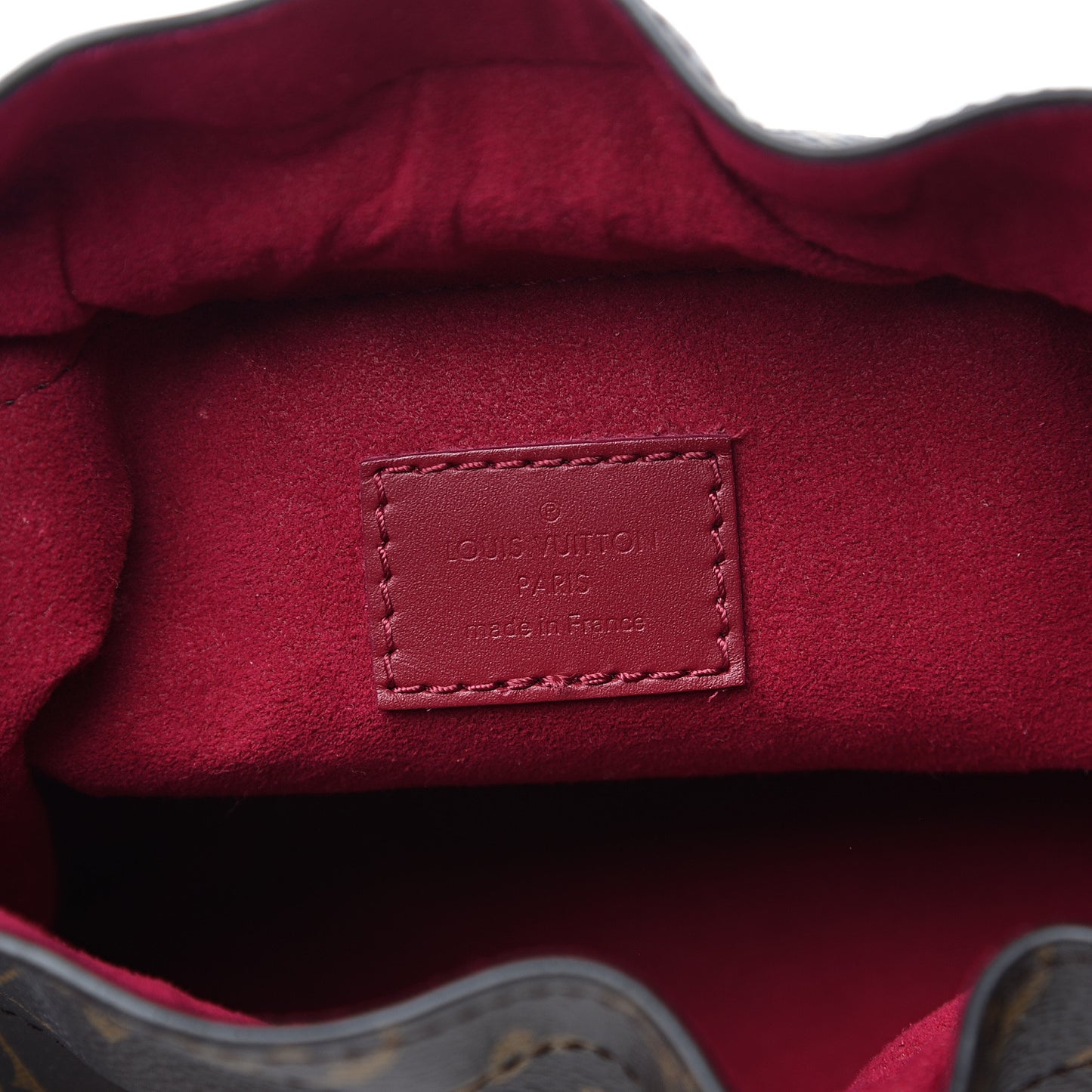 Monogram Pouch Noe Fuchsia