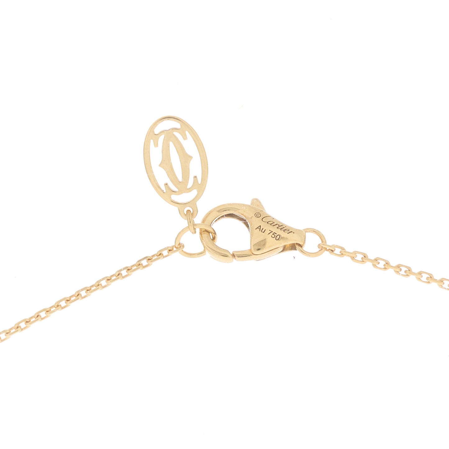 18K Yellow Gold Diamond XS D'Amour Pendant Necklace