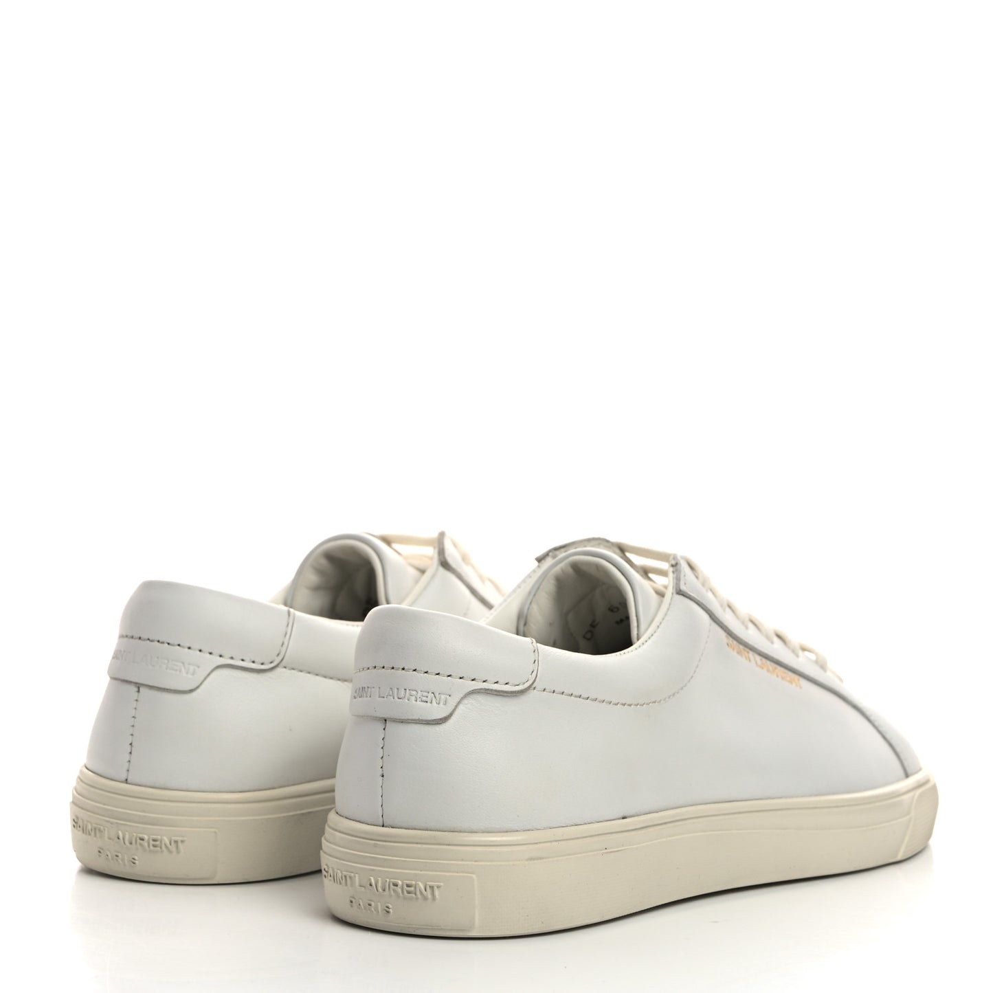 Calfskin Andy Low Top Sneakers 36.5 Blanc Optique