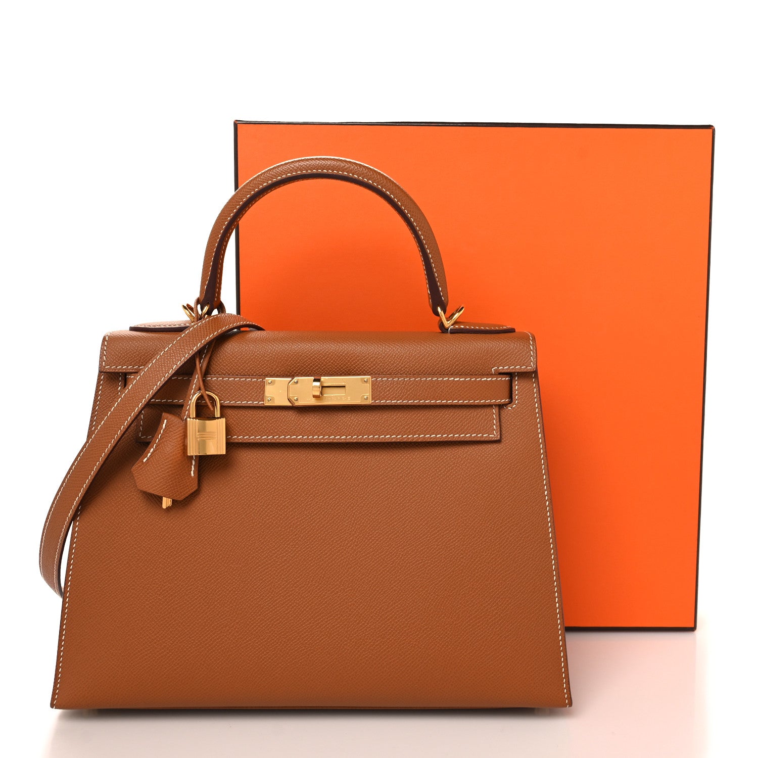 Hermes Epsom Kelly Sellier 28 Gold 12 of 12