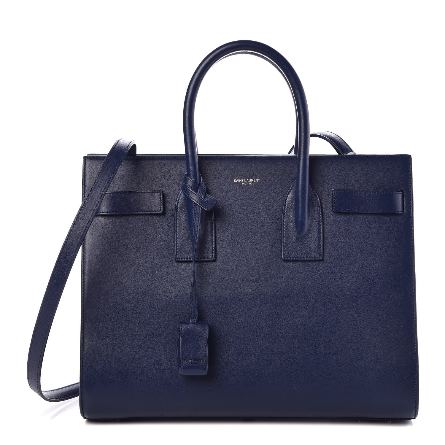 Saint Laurent Calfskin Small Sac De Jour New Marine 1 of 18