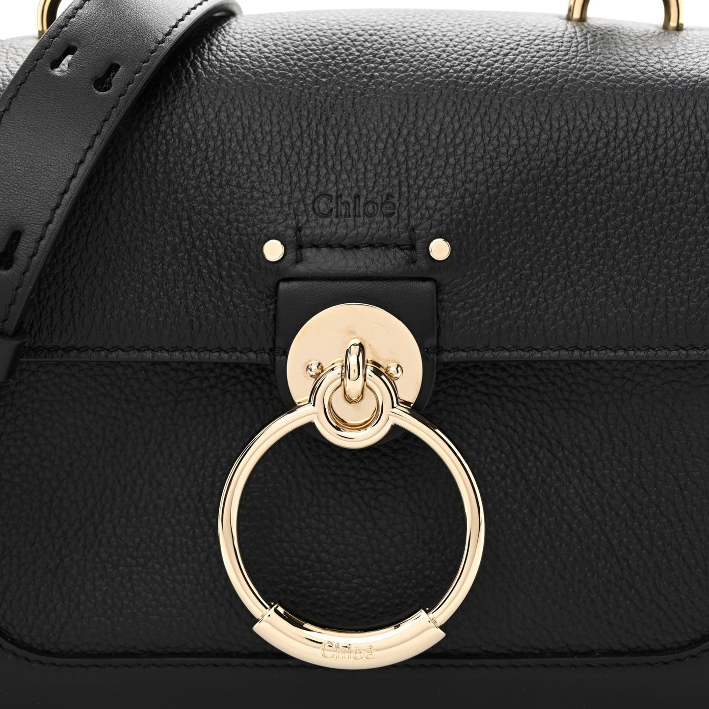 Calfskin Mini Tess Day Bag Black