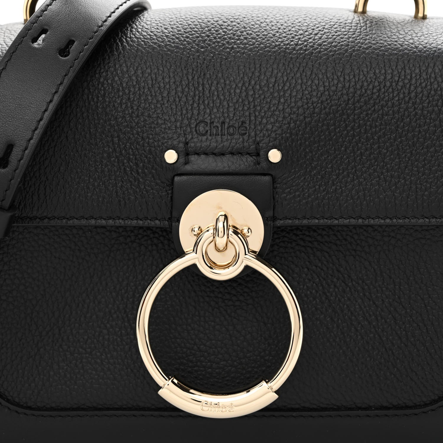 Chloe Calfskin Mini Tess Day Bag Black 8 of 10