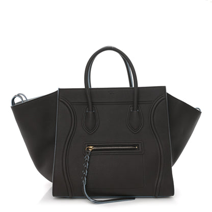 Celine Baby Grained Calfskin Medium Phantom Luggage Anthracite 1 of 11