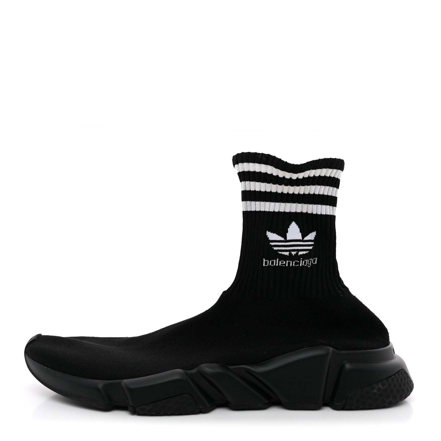 Balenciaga X ADIDAS Neoprene Knit Mens Speed 3.0 Sneakers 44 Black 1 of 10
