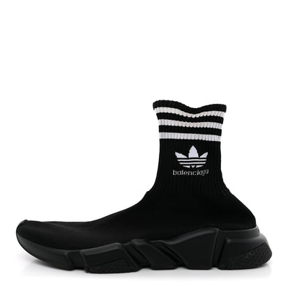 Balenciaga X ADIDAS Neoprene Knit Mens Speed 3.0 Sneakers 44 Black 1 of 10