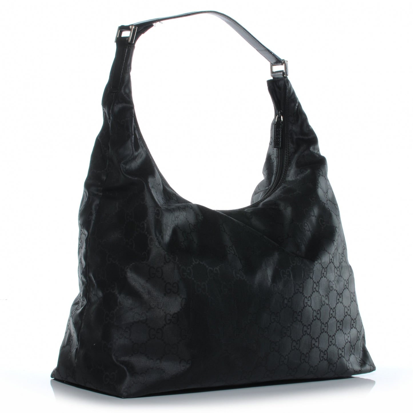 Nylon Monogram Large Hobo Black