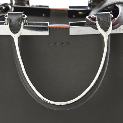 Fendi Vitello Dolce Mini 3jours Tote Carbone 11 of 18