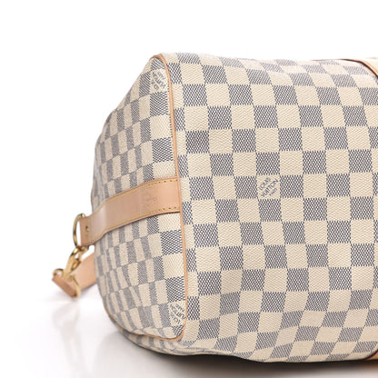 Louis Vuitton Damier Azur Keepall Bandouliere 45 8 of 10