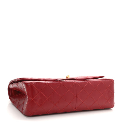 Chanel Aged Calfskin Quilted 2.55 Reissue 226 Flap Dark Red 4 of 10