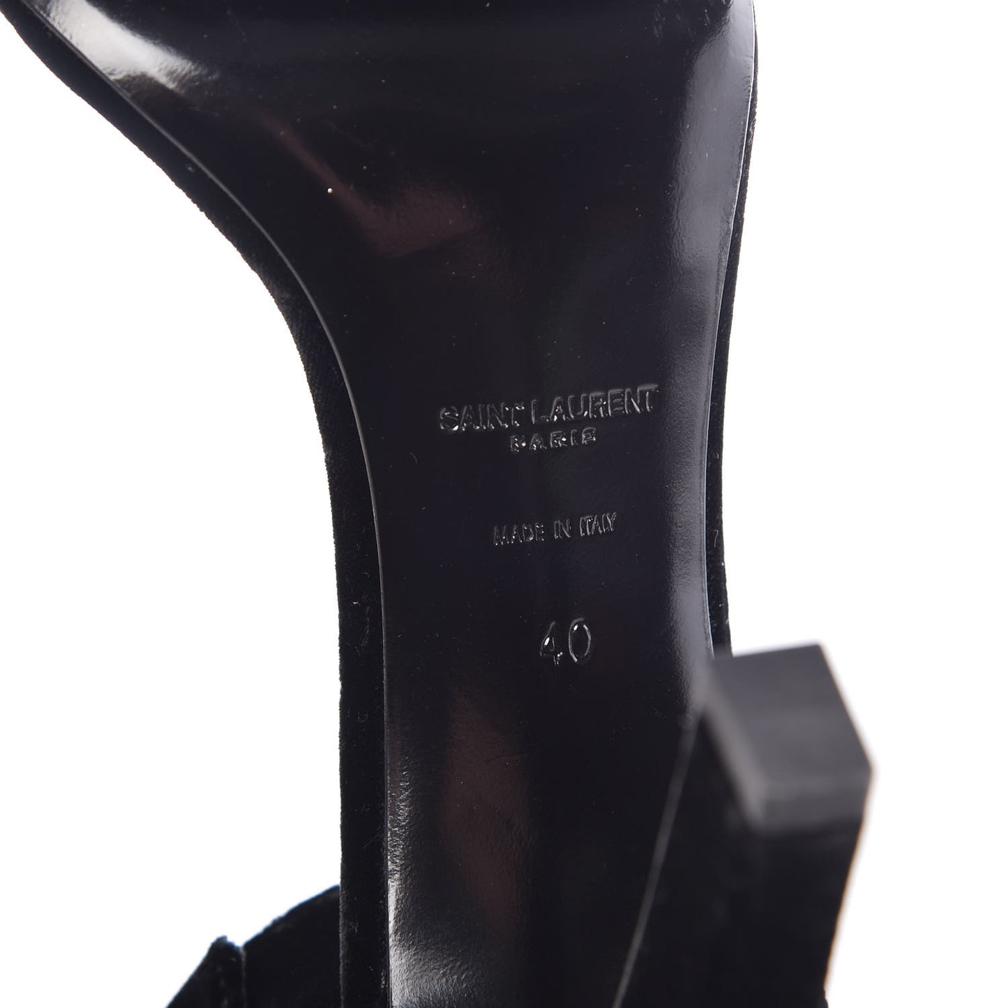 Velvet Grace 105 Ankle Strap Sandals 40 Black