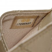 Chanel Patent Quilted Card Holder Light Gold 8 of 16