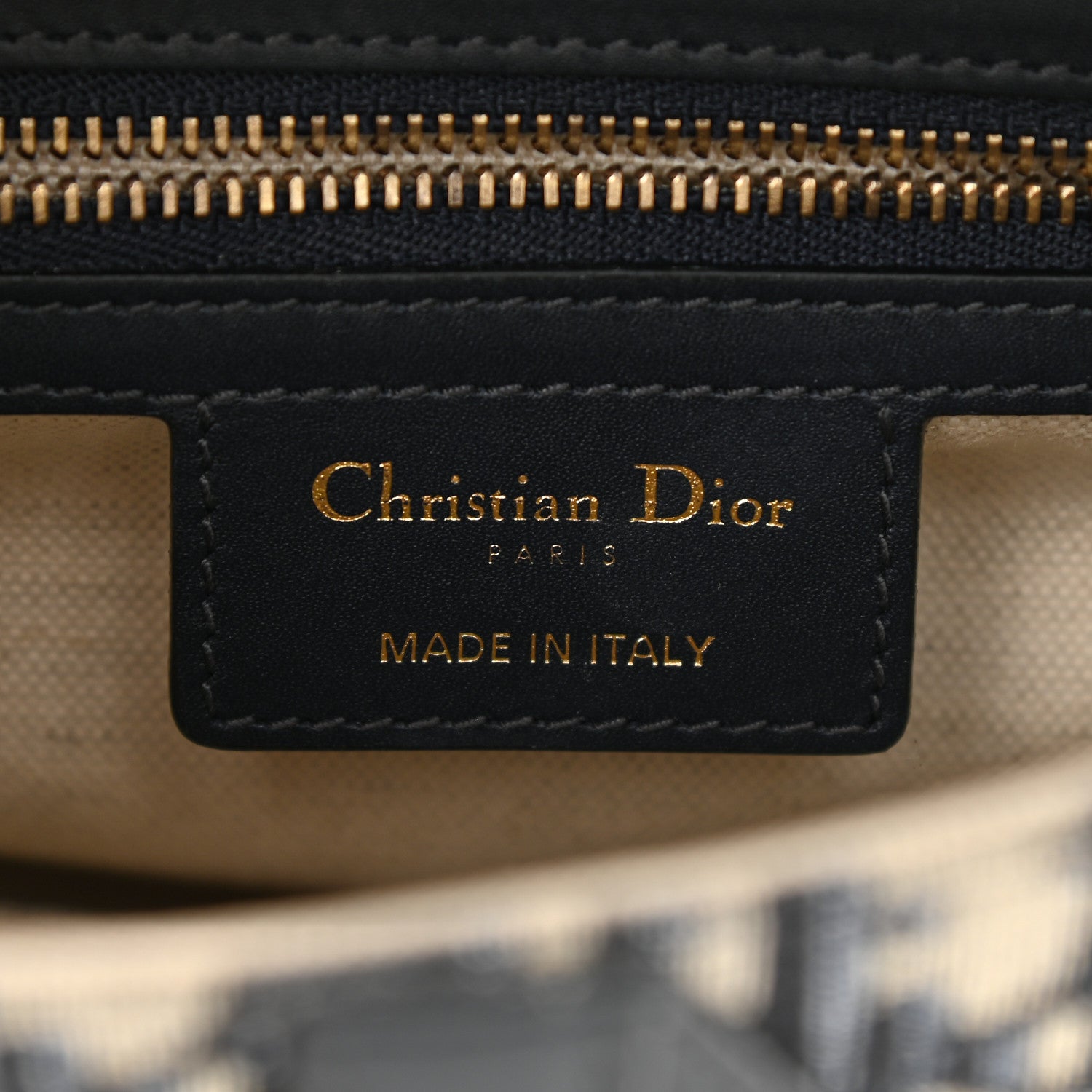 Christian Dior Oblique Saddle Bag Blue 6 of 8