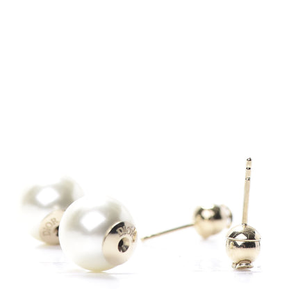 Christian Dior Pearl Mise En Dior Tribal Earrings Gold 4 of 6