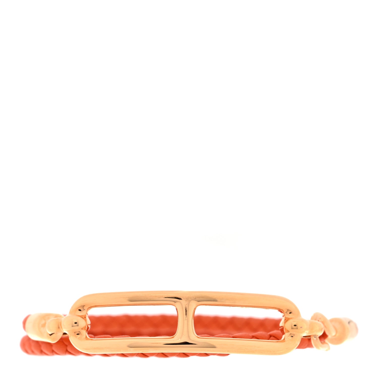 Hermes Swift Roulis Double Tour Bracelet T2 Orange 1 of 5