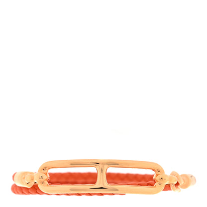 Hermes Swift Roulis Double Tour Bracelet T2 Orange 1 of 5