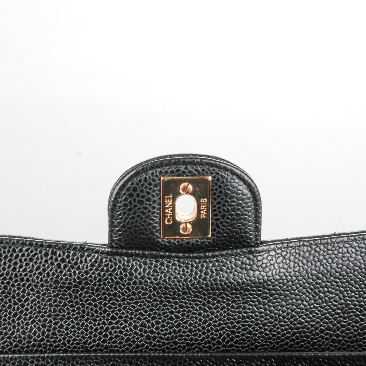 Chanel Caviar Quilted Medium Double Flap Black 6 of 8