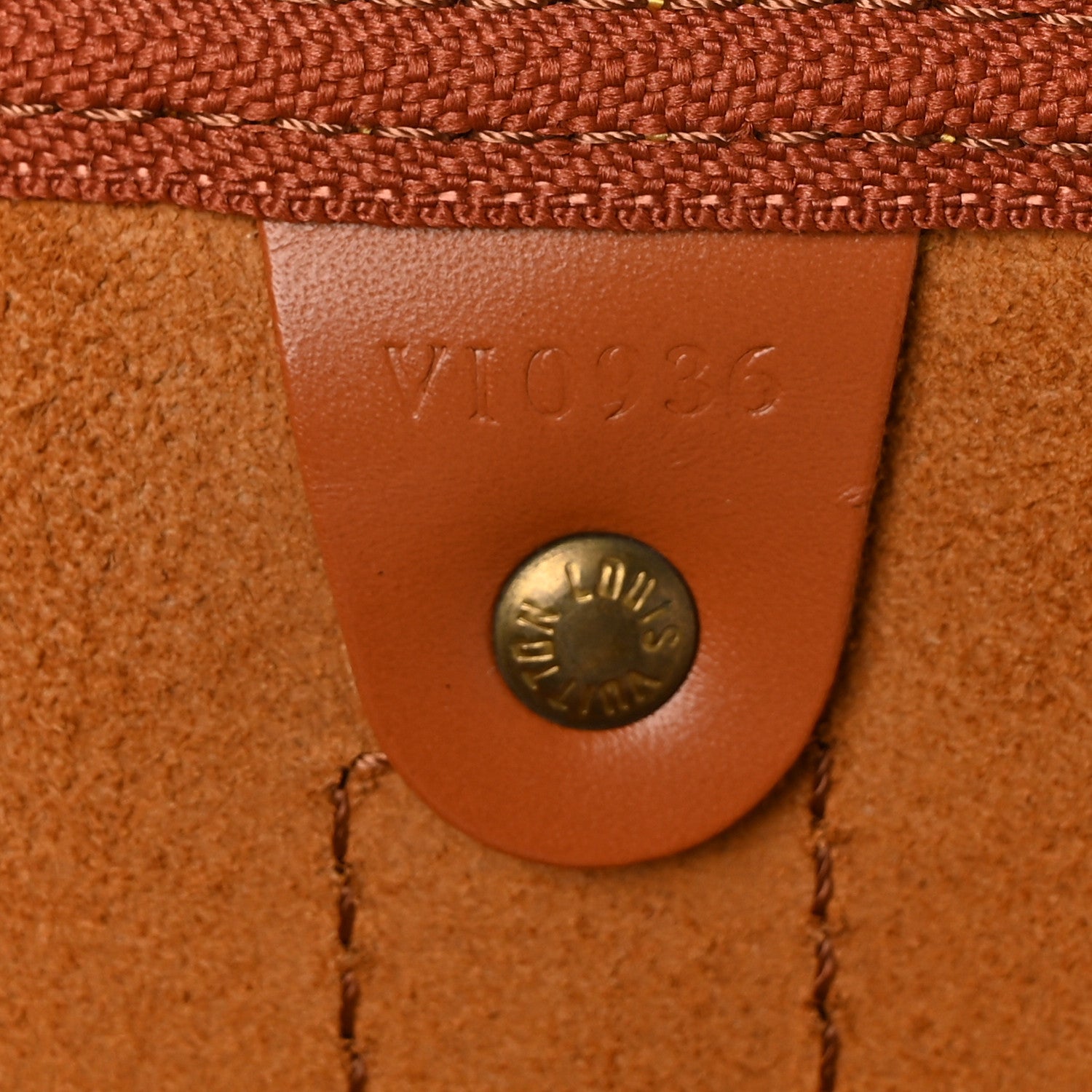 Louis Vuitton Epi Keepall 45 Cipango 6 of 12