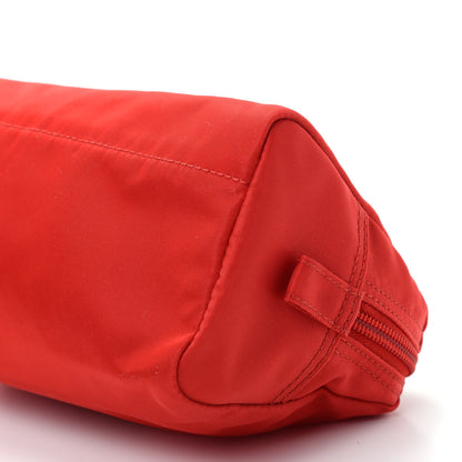 Prada Tessuto Nylon Vela Cosmetic Pouch Rosso 7 of 8