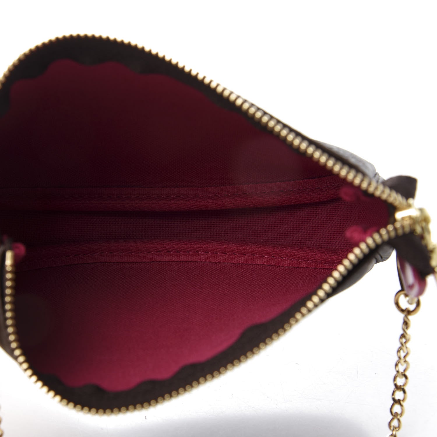 Louis Vuitton Monogram 2020 Christmas Animation Roller Coaster Mini Pochette Accessories Pivoine 5 of 10
