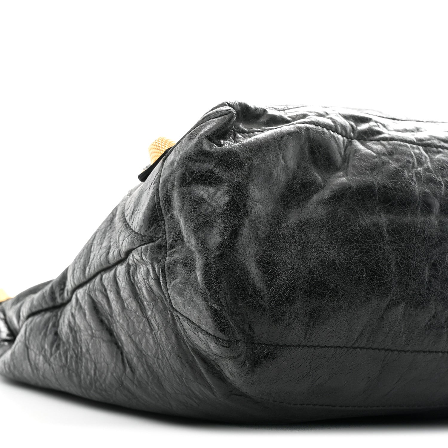 Balenciaga Agneau Giant 21 Gold Hardware Day Hobo  Black 8 of 9