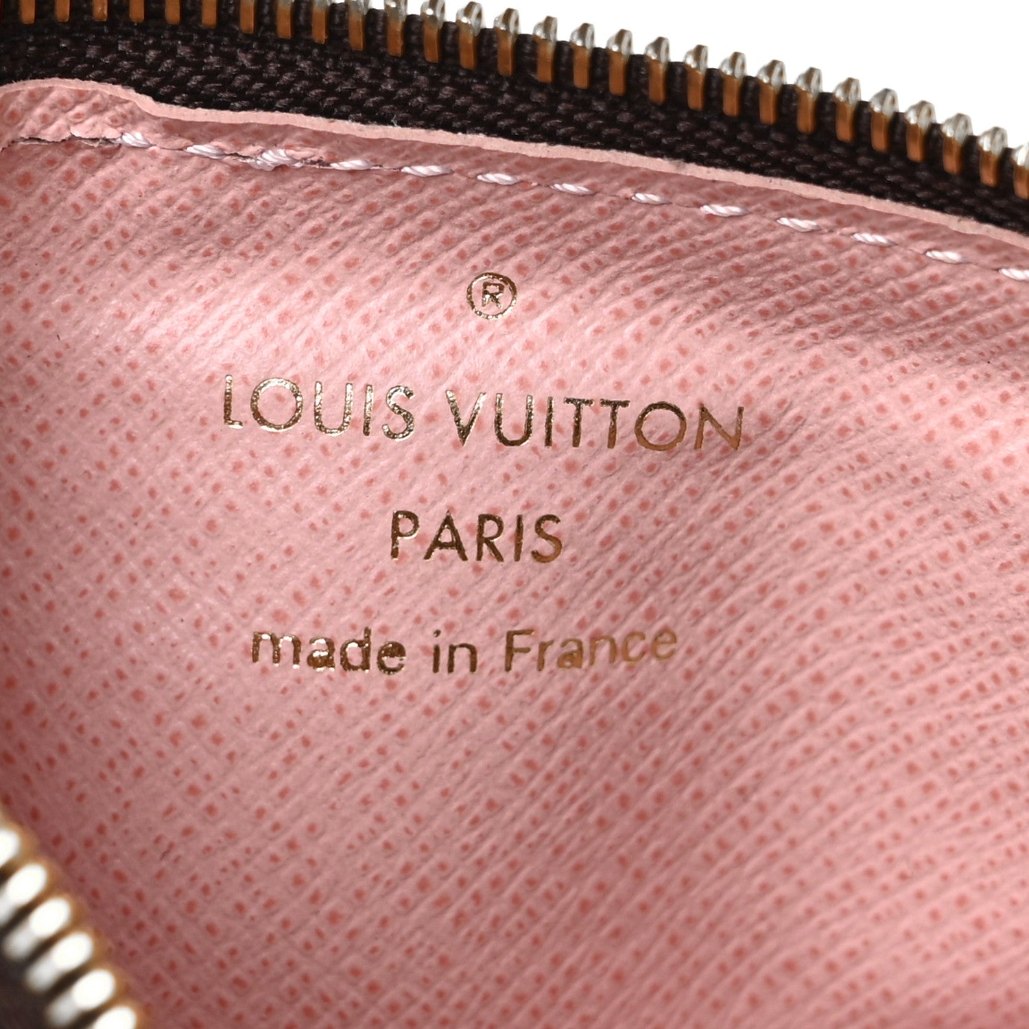 Louis Vuitton Damier Ebene Recto Verso Card Holder Rose Ballerine 6 of 9
