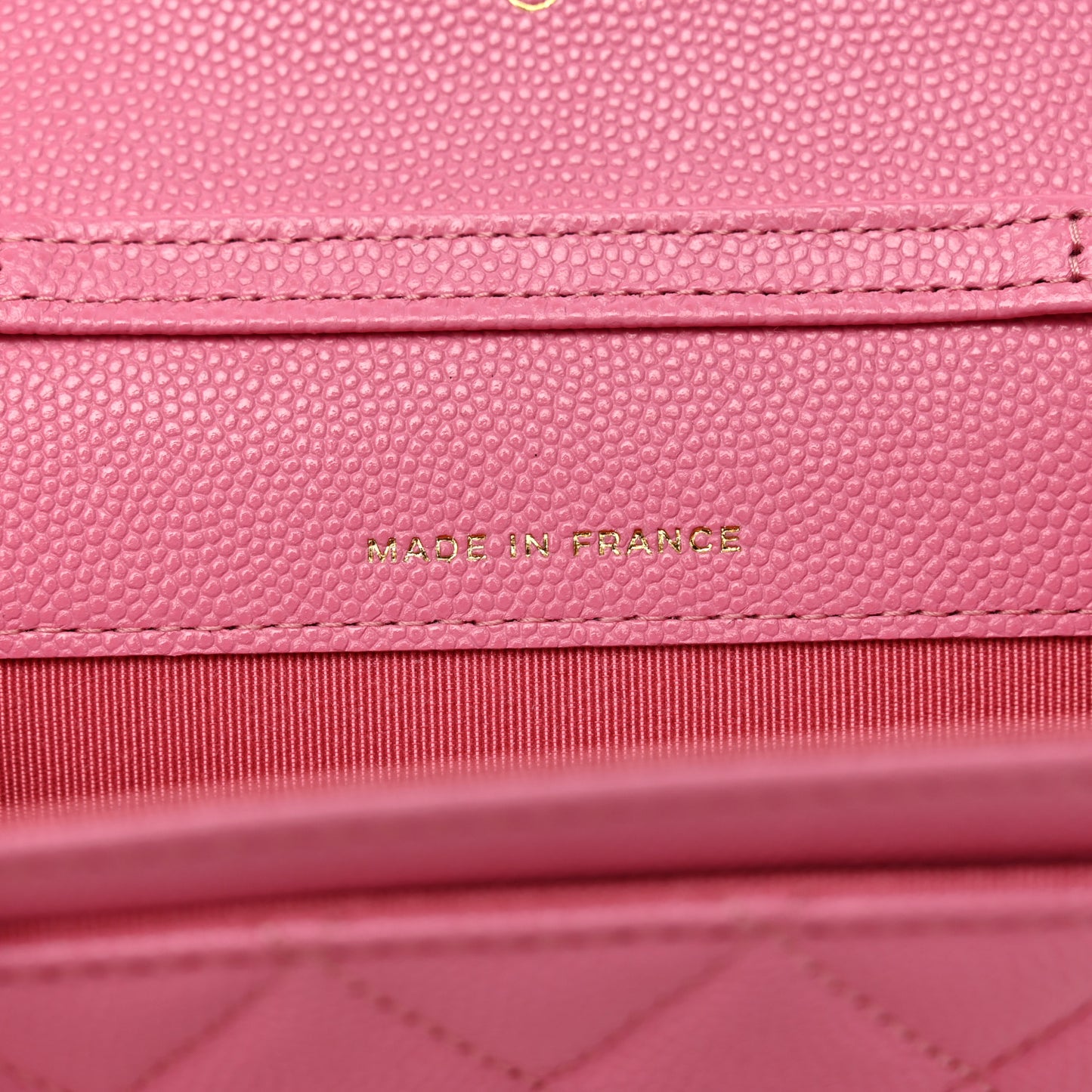 Caviar Quilted Belt Bag Pink